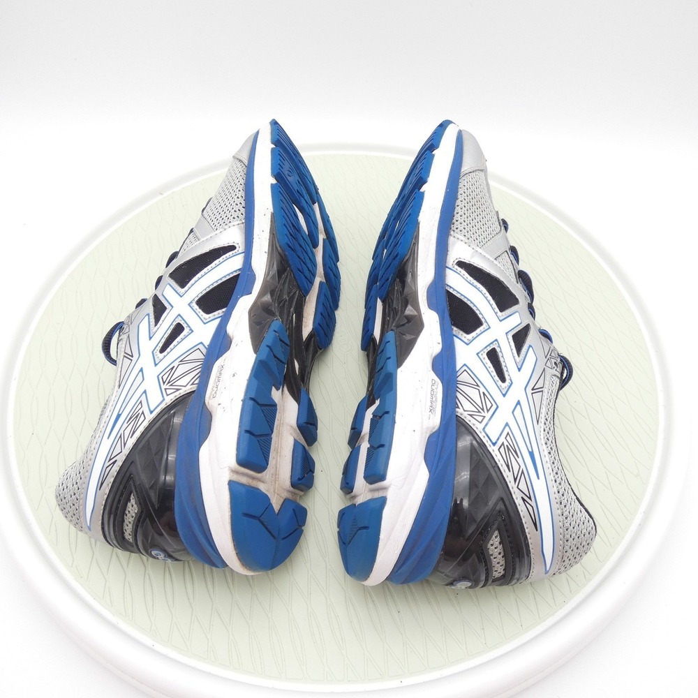 Asics GT-2000 4 Mens Running Shoes Silver Blue Black T500N Size 10 - Picture 6 of 10